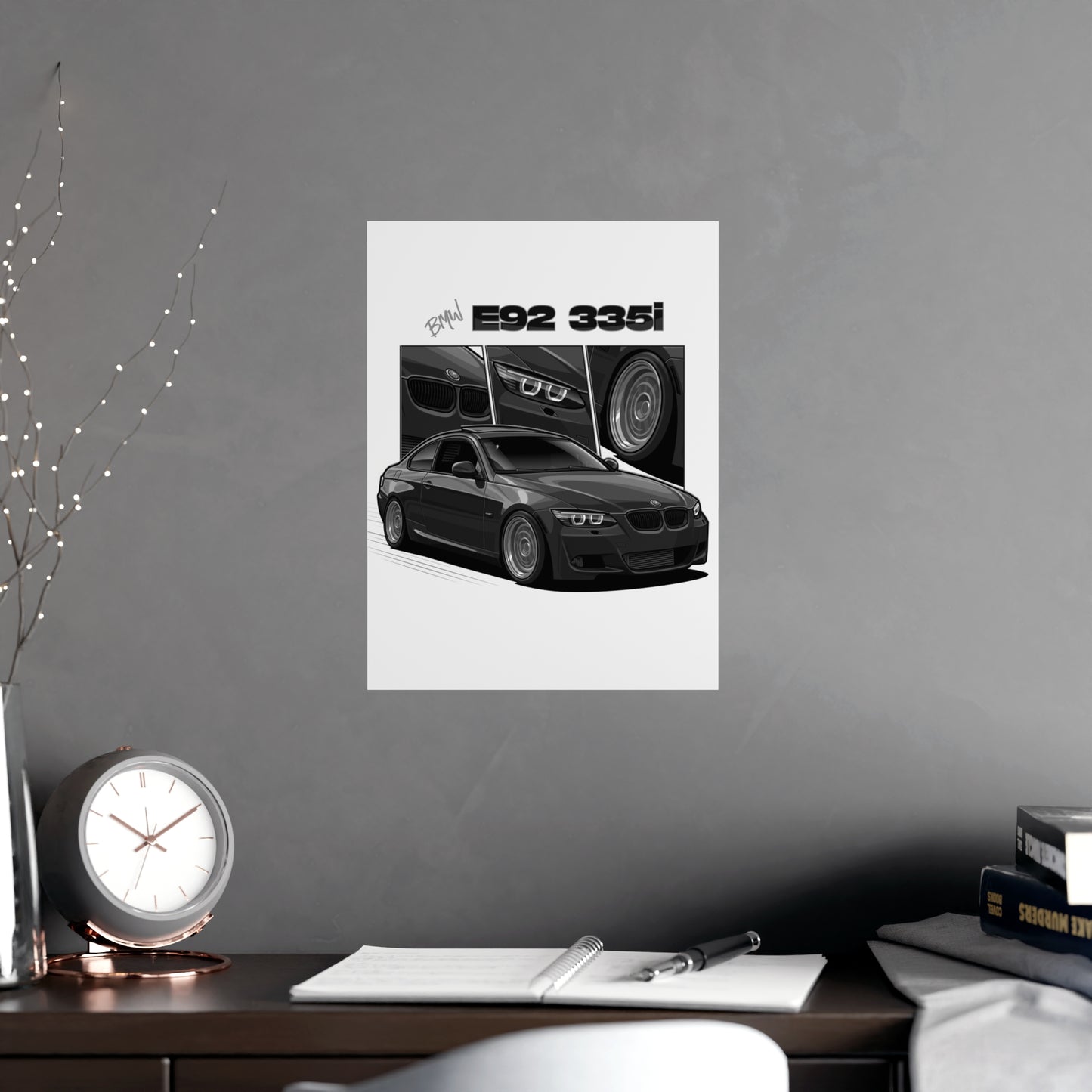 Grey 335i poster