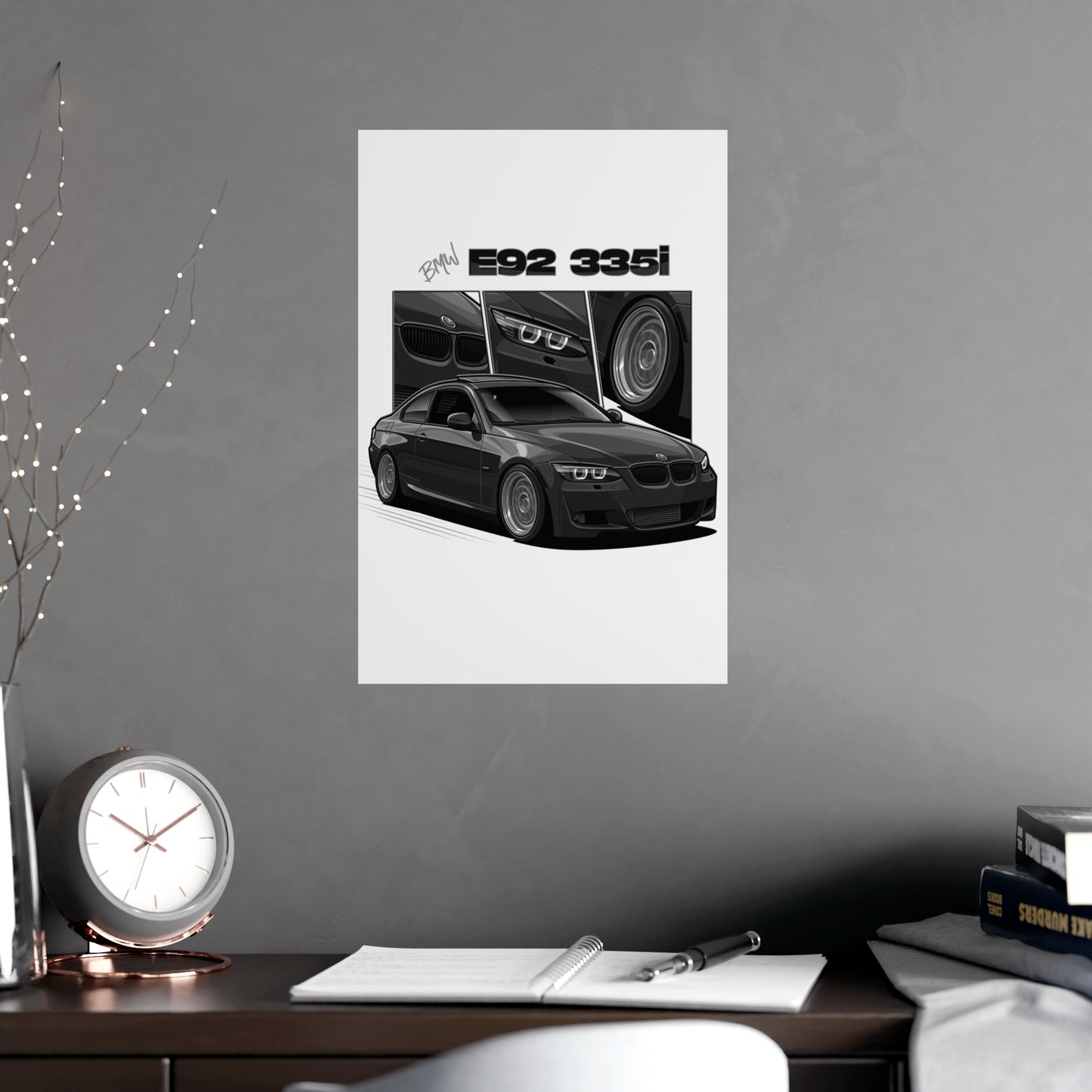 Grey 335i poster