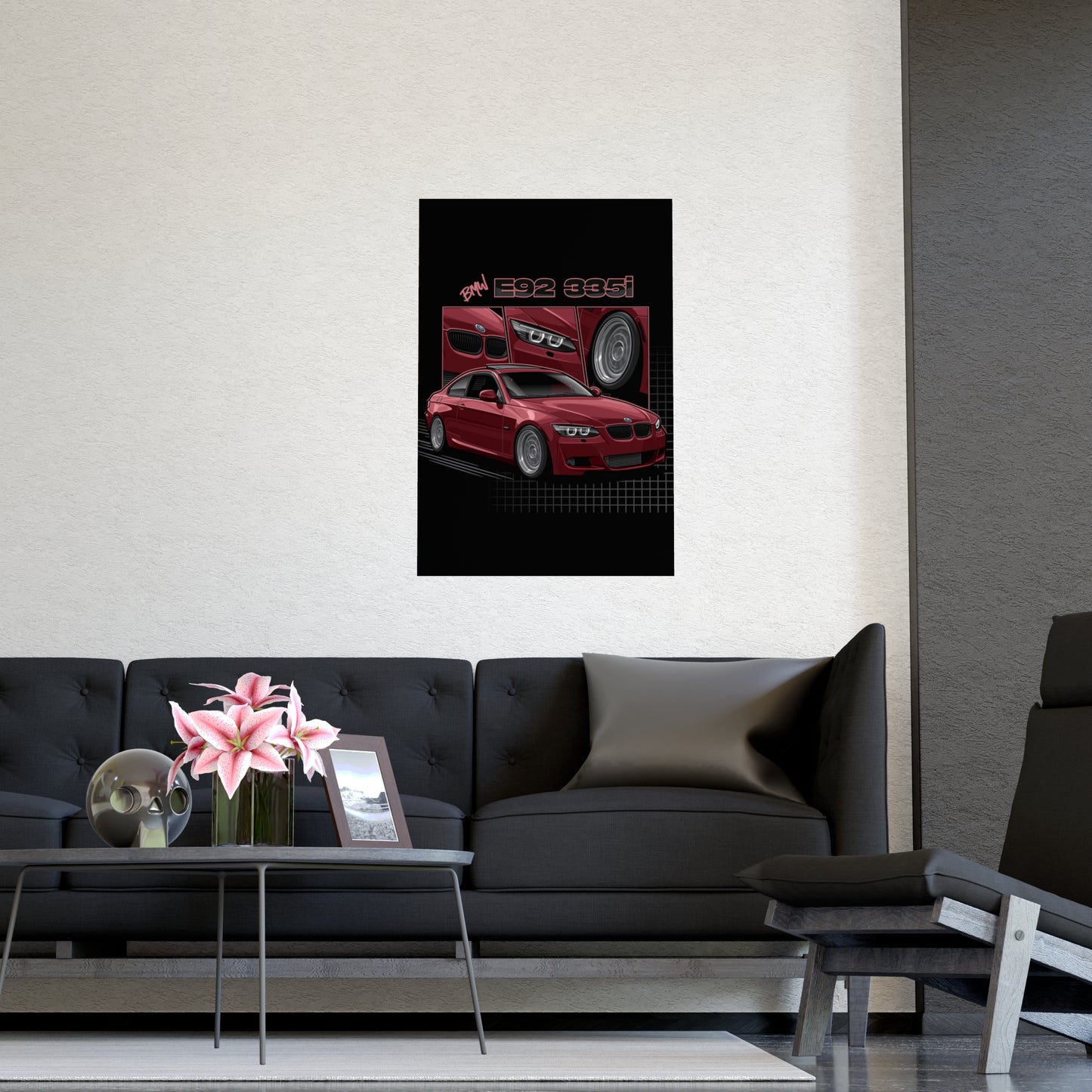 Red e92 335i poster