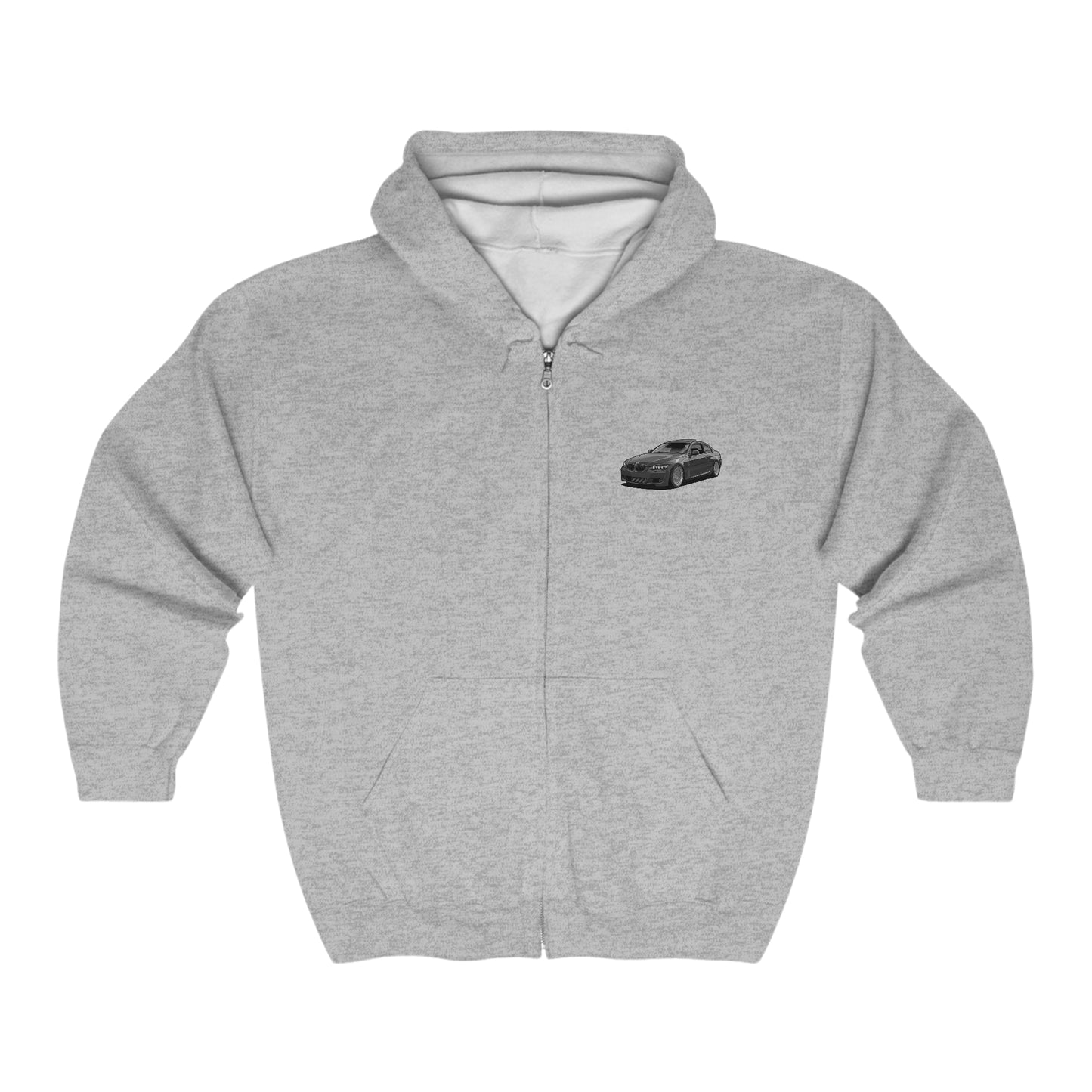 Grey e92 Zip up hoodie